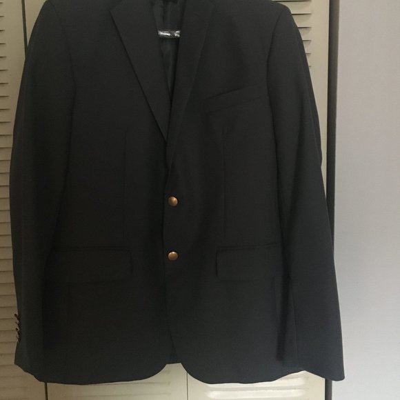 Lands' End Other - Lands' End Grey Hopsack Blazer